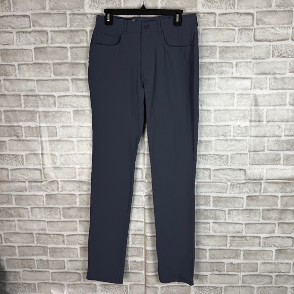 Onward Reserve Harris Nylon Stretch Navy Blue 5 Pocket Performance Pants 32 x 34 - Picture 1 of 11